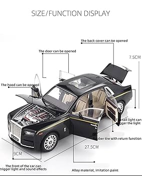Amazon | ダイキャストカー 1:18 ロールスロイスファントム